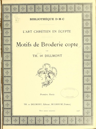 Motifs de broderie copte