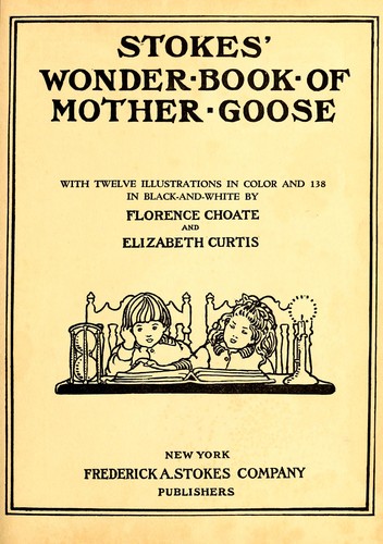 Stokes' wonder-book-of Mother Goose