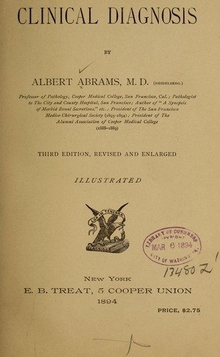 Clinical diagnosis