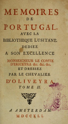 Memoires de Portugal: avec la bibliotheque lusitane