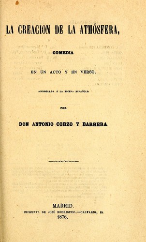 La creación de la atmósfera