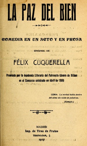 La paz del bien