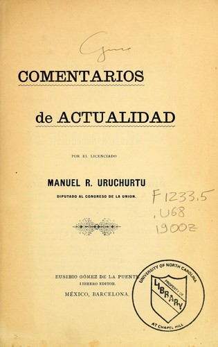 Comentarios de actualidad