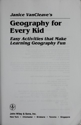 Geography for every kid