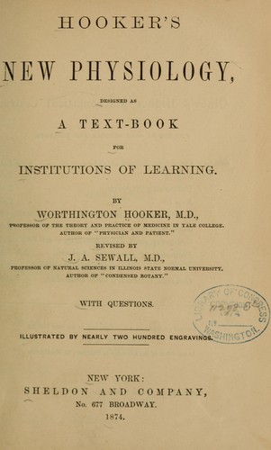 Hooker's new physiology