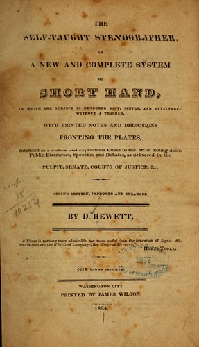 The self-taught stenographer