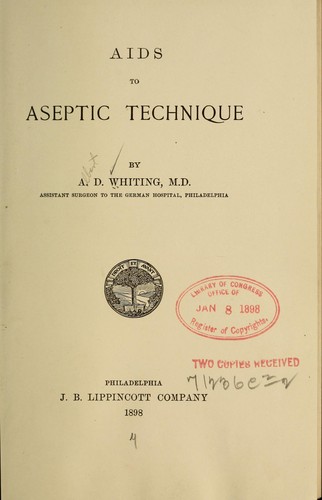Aids to aseptic technique
