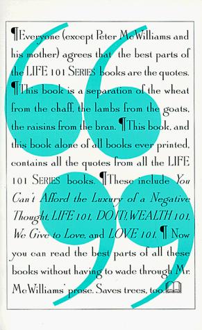 Life 101 Quote Book (The Life 101 Series)