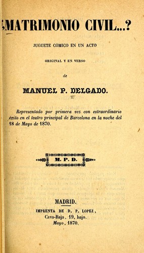 ?Matrimonio civil--?