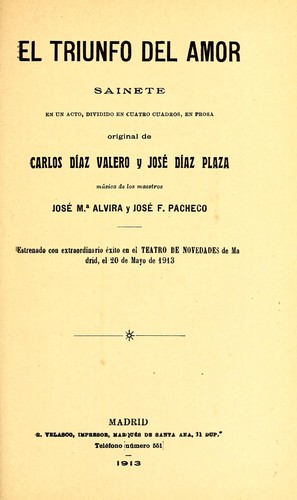 El triunfo del amor