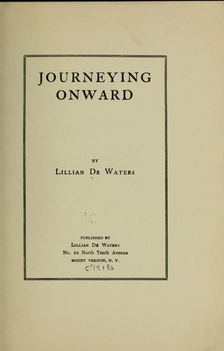 Journeying onward