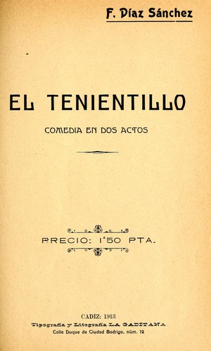 El tenientillo