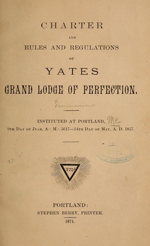 Charter and rules and regulations...
