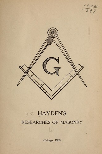Hayden's researches of masonry