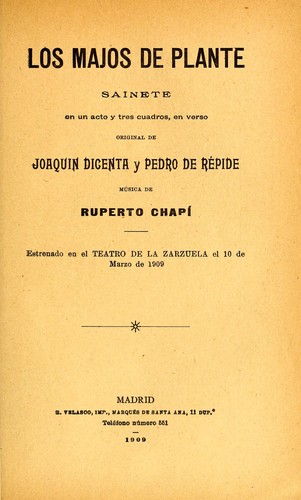 Los majos de plante