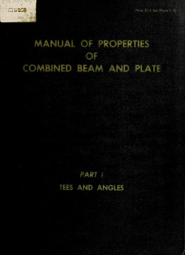 Manual of properties of combined beam and plate