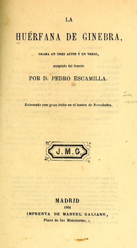 La huérfana de Ginebra