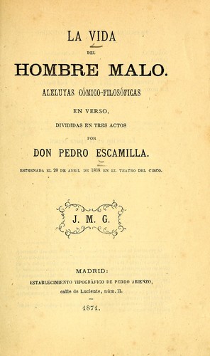 La vida del hombre malo