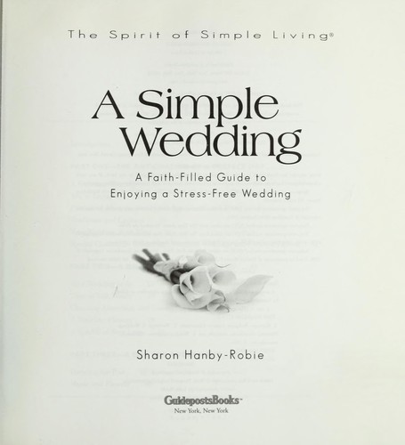 A simple wedding