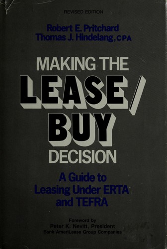 Making the lease/buy decision