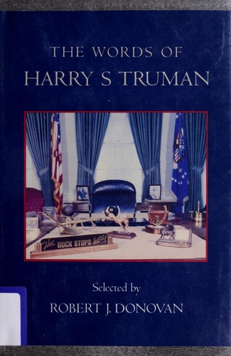 The words of Harry S. Truman