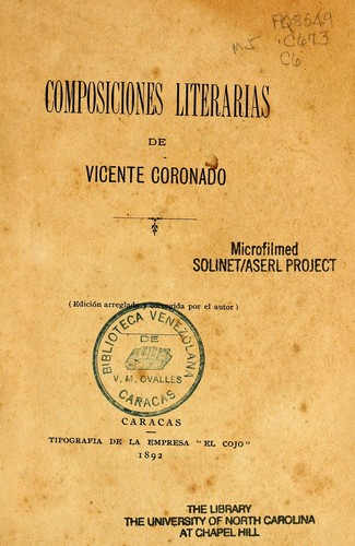 Composiciones literarias