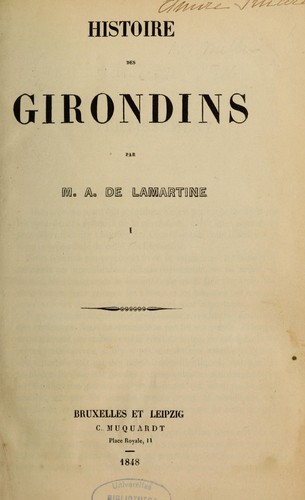 Histoire des Girondins