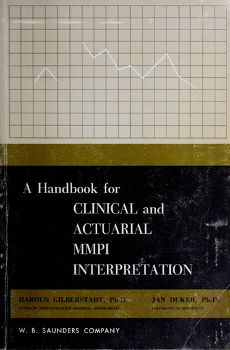 A handbook for clinical and actuarial MMPI interpretation
