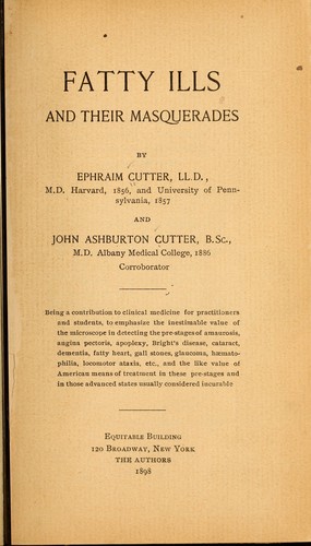 Fatty ills and their masquerades