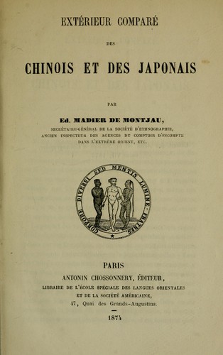 Extérieur comparé des Chinois et des Japonais