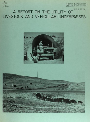 Livestock and vehicular underpasses
