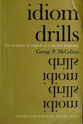 Idiom drills for students of English as a second language