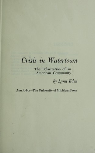 Crisis in Watertown