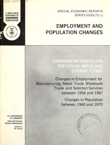 Employment and population changes
