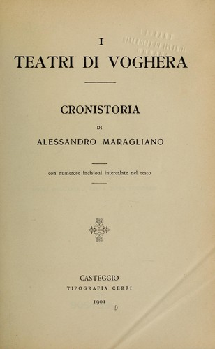 I teatri di Voghera