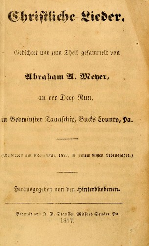 Christliche Lieder