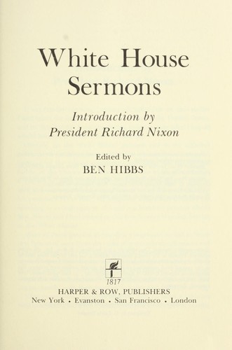 White House sermons