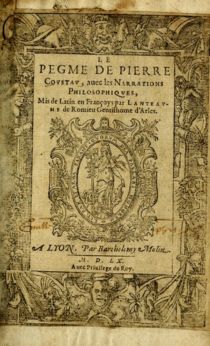 Le pegme de Pierre Covstav