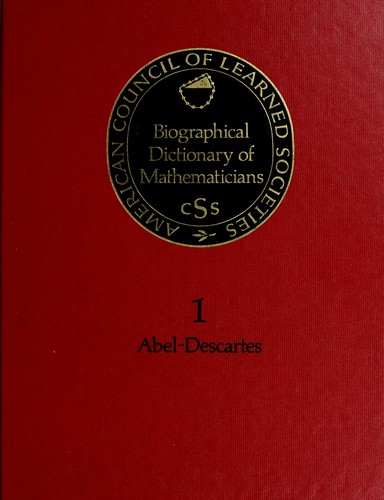 Biographical dictionary of mathematicians