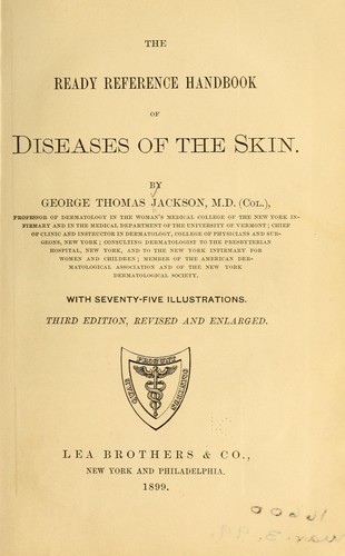The Ready Reference Handbook of Diseases of the Skin