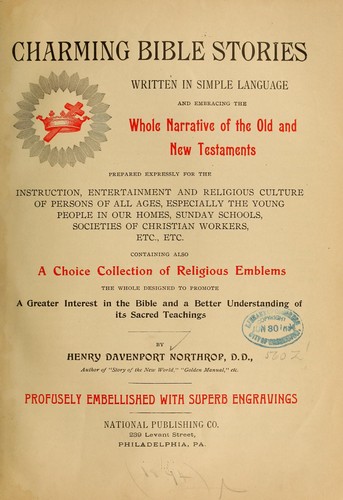 Charming Bible stories written in simple language...