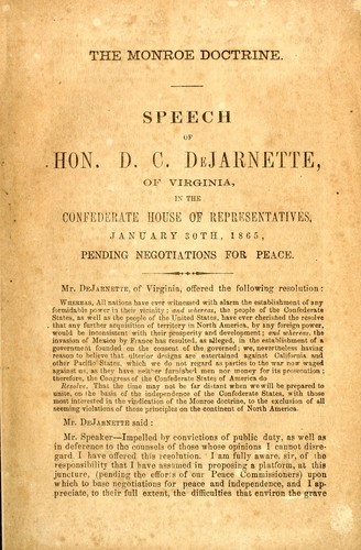 The Monroe doctrine