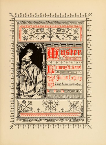 Muster altdeutscher Leinenstickerei