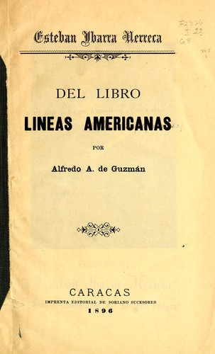 Esteban Ibarra Herrera, del libro Líneas americanas