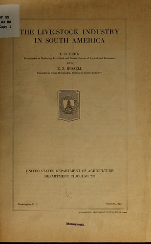 The livestock industry in South America