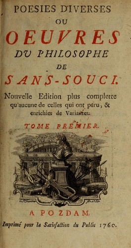 Poésies diverses