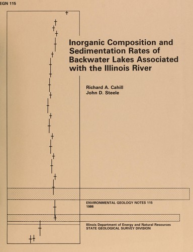 Inorganic composition and sedimentation rates of backwater lakes associated with the Illinois River