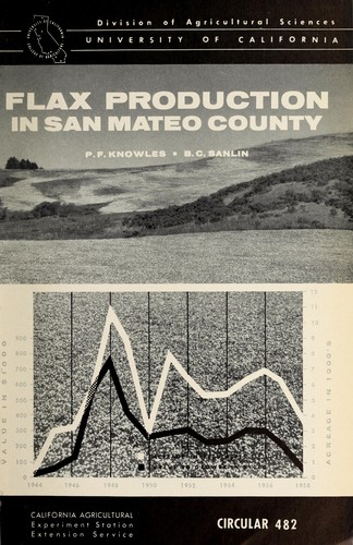 Flax production in San Mateo County