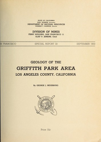 Geology of the Griffith Park area