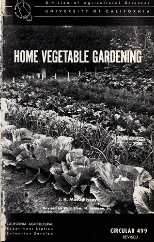 Home vegetable gardening
